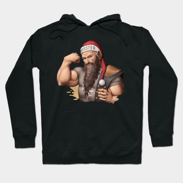 Holiday Armwrestling Hoodie by KingsLightStore